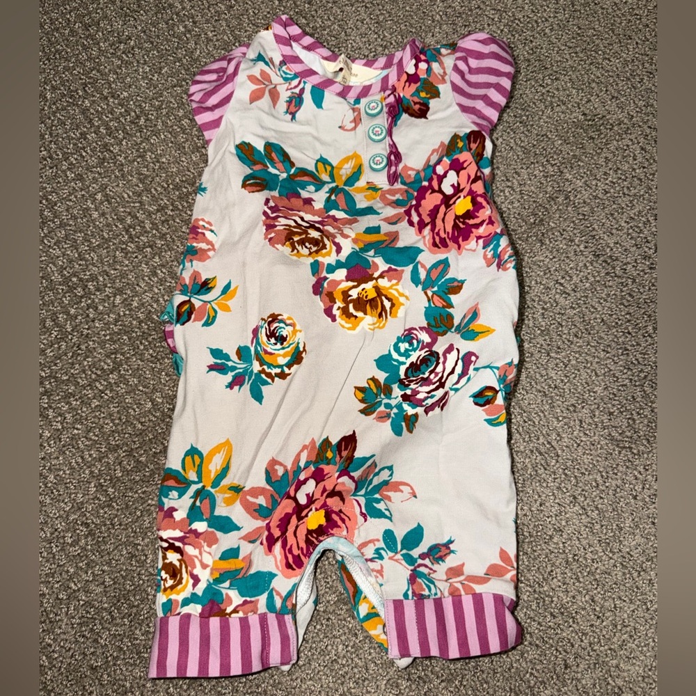 Matilda Jane Floral Bodysuit - Pink, Purple, Yellow